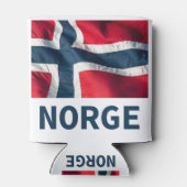 Noorse vlag blikjeskoeler (Achterkant)