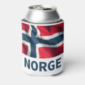 Noorse vlag blikjeskoeler (Blikje Achterkant)