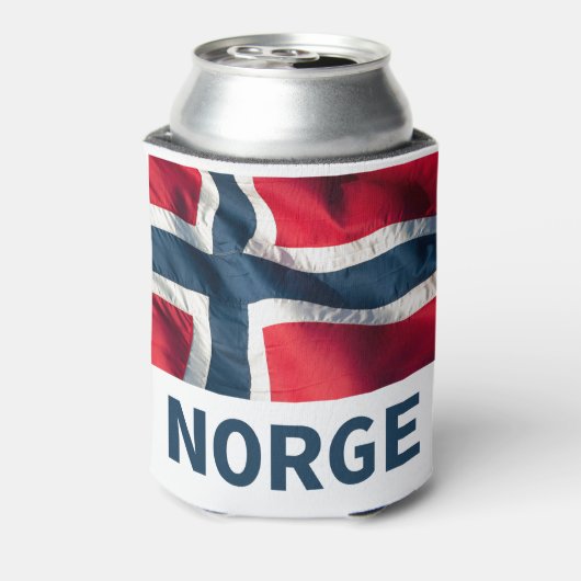 Noorse vlag blikjeskoeler (Blikje Achterkant)