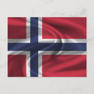 Noorse vlag briefkaart
