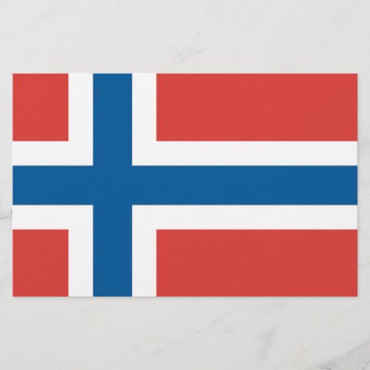 Noorse vlag briefpapier (Voorkant)