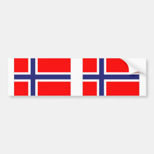 Noorse vlag bumpersticker