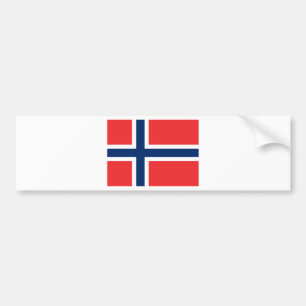 Noorse vlag bumpersticker