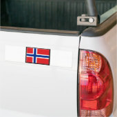 Noorse vlag bumpersticker (Op Truck)