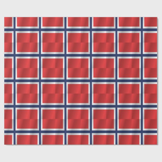 Noorse vlag cadeaupapier (Vlak)