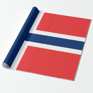 Noorse vlag cadeaupapier