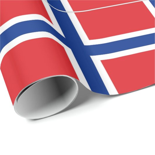 Noorse vlag cadeaupapier (Rol Hoek)