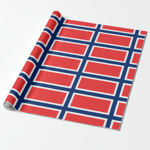 Noorse vlag cadeaupapier