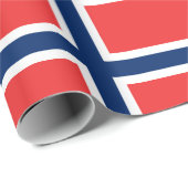 Noorse vlag cadeaupapier (Rol Hoek)