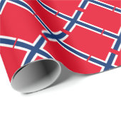 Noorse vlag cadeaupapier (Rol Hoek)