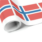 Noorse vlag cadeaupapier (Rol Hoek)