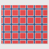 Noorse vlag cadeaupapier (Vlak)