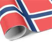 Noorse vlag cadeaupapier (Rol Hoek)