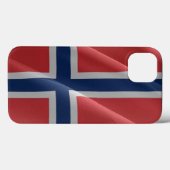 Noorse vlag - Case-Mate iPhone case (Achterkant (horizontaal))