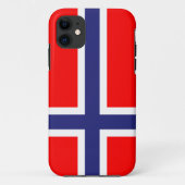 Noorse vlag Case-Mate iPhone case (Achterkant)