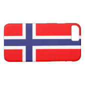 Noorse vlag Case-Mate iPhone case (Achterkant (Horizontaal))