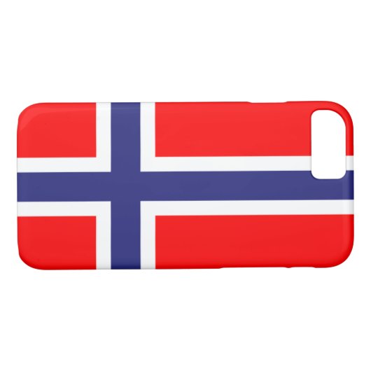 Noorse vlag Case-Mate iPhone case (Achterkant (Horizontaal))