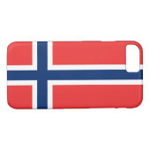 Noorse vlag Case-Mate iPhone case (Achterkant (Horizontaal))