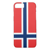Noorse vlag Case-Mate iPhone case (Achterkant)