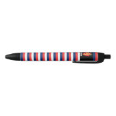 Noorse Vlag Cute Patriotic Zwarte Inkt Pen (Bodem)