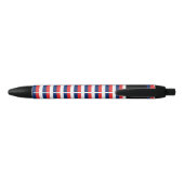 Noorse Vlag Cute Patriotic Zwarte Inkt Pen (Achterkant)