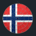 Noorse vlag dartbord<br><div class="desc">Noorse vlag</div>