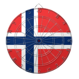 Noorse vlag dartbord