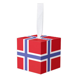 Noorse vlag decoratie