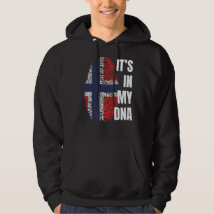 Noorse vlag DNA vingerafdruk Noorwegen Hoodie