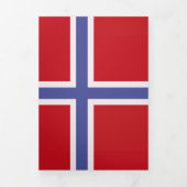 Noorse vlag drieluik kaart (Cover)