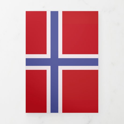 Noorse vlag drieluik kaart (Cover)