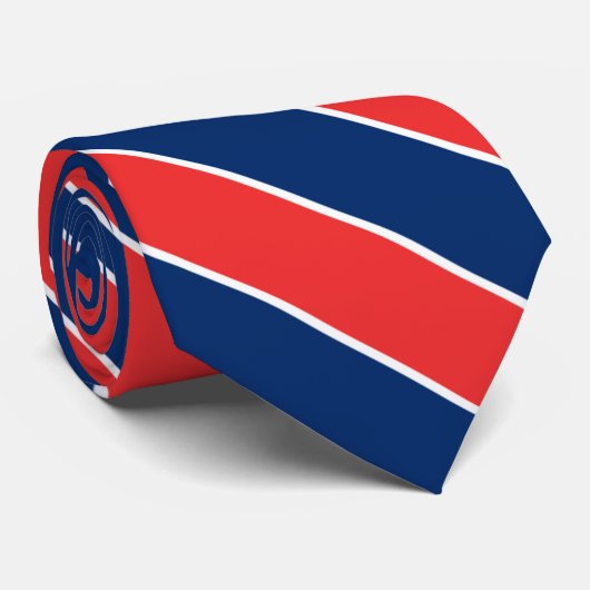 Noorse vlag Elegant Stropdas (Opgerold)