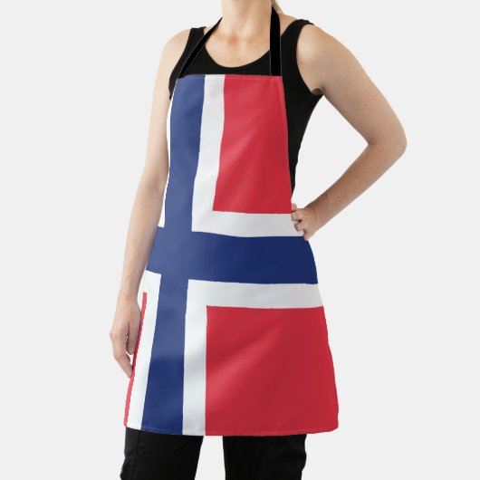 Noorse vlag Emblem Schort (Insitu)