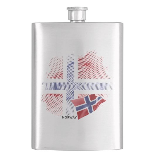 Noorse vlag flacon (Voorkant)