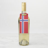 Noorse vlag flessenhanger (Op fles)