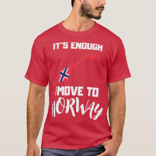 Noorse vlag Funny Gift Noorwegen T-shirt