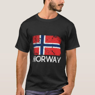 Noorse vlag gemaakt in Noorwegen T-shirt