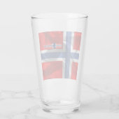 Noorse vlag       glas (Achterkant)
