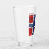 Noorse vlag       glas (Rechts)