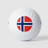 Noorse vlag golfballen (Voorkant)