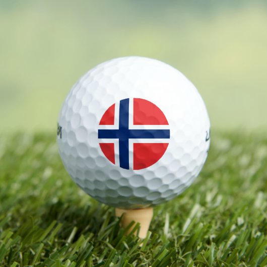 Noorse vlag golfballen (Insitu Shirt)