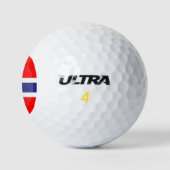 Noorse vlag golfballen (Logo)
