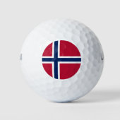 Noorse vlag golfballen (Voorkant)