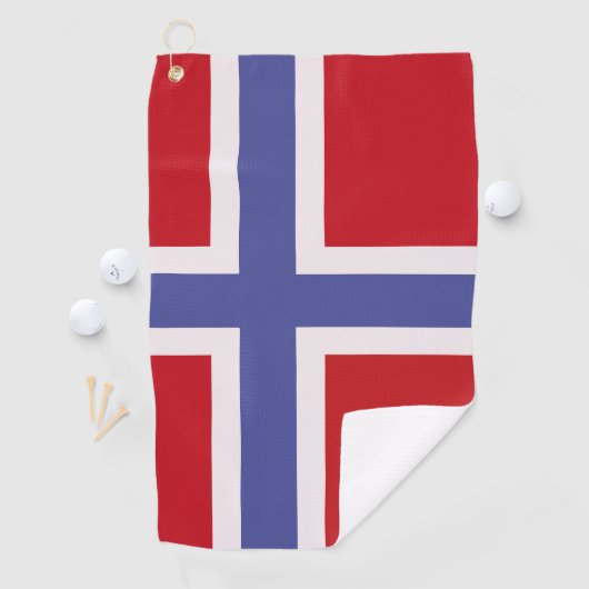 Noorse vlag golfhanddoek (Insitu)