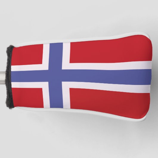 Noorse vlag golfheadcover (Voorkant)