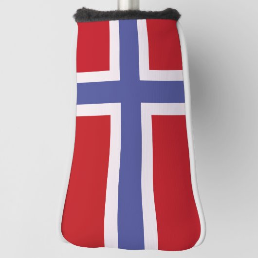 Noorse vlag golfheadcover (Draai 90)