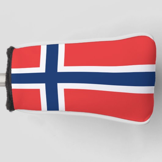 Noorse vlag golfheadcover (Voorkant)