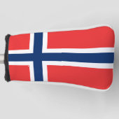 Noorse vlag golfheadcover (Voorkant)