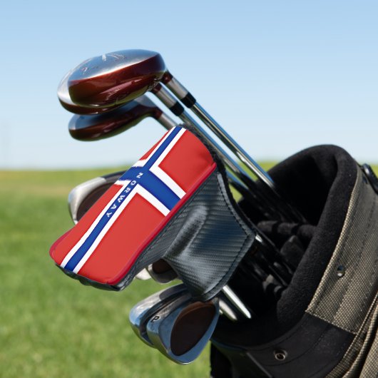 Noorse vlag golfheadcover (Insitu)