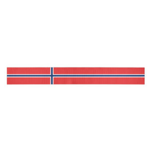 Noorse vlag grosgrain lint